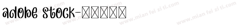 adobe stock字体转换